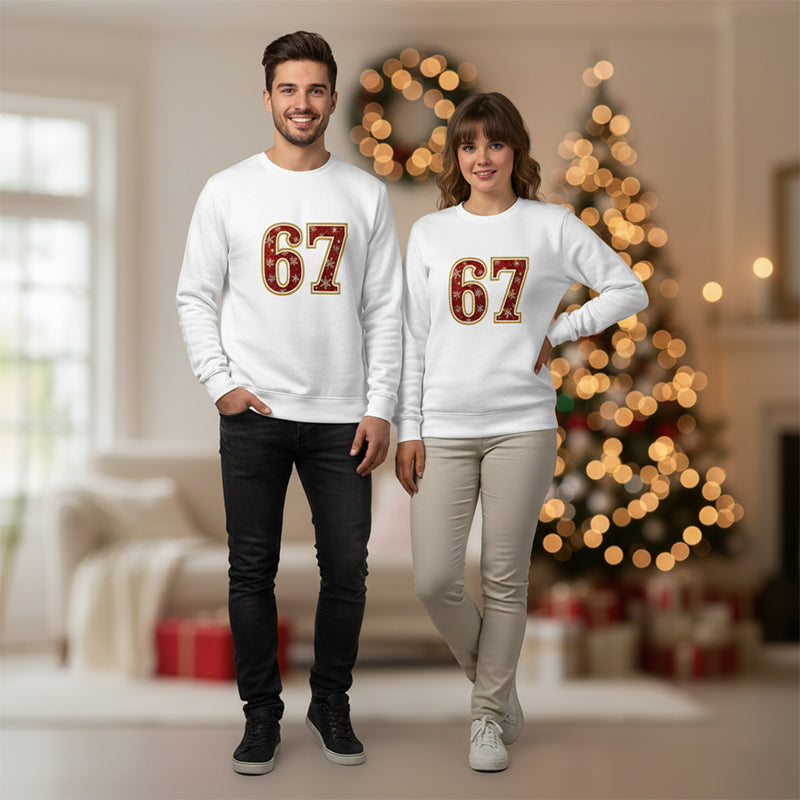 Frosted 67 Snowflake Sweatshirt - Ranezow