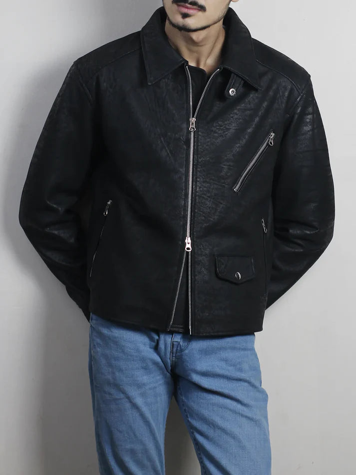 Knoxridge Men’s Black Leather Jacket