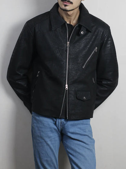 Knoxridge Men’s Black Leather Jacket