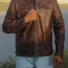 Dark Brown Leather Jacket