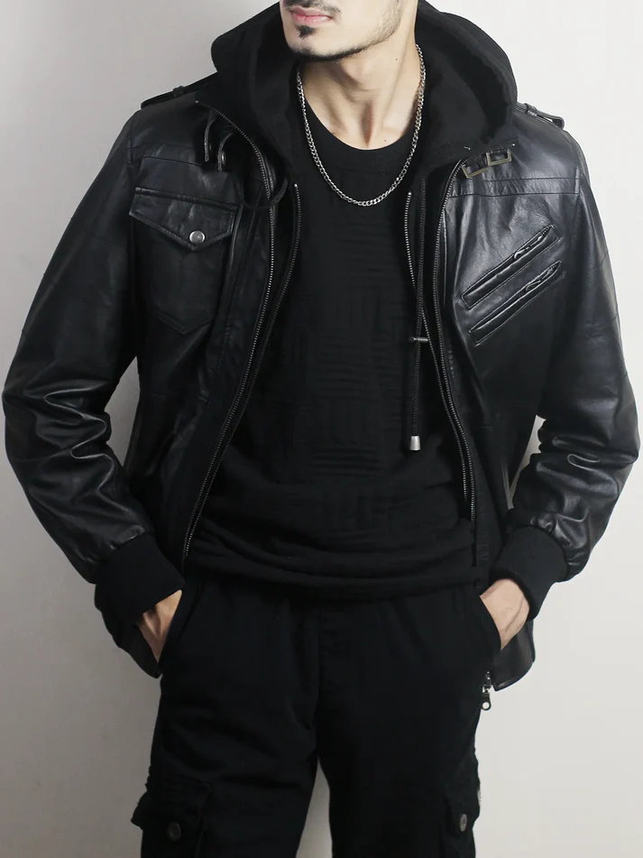 Hooded Bomber Jacket