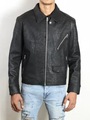 Knoxridge Black Textured Jacket