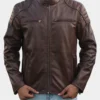 Vintage Dark Brown Leather
