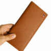 Long leather wallet